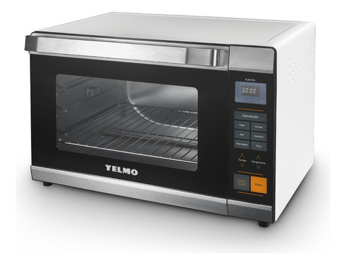 Horno Mesa Eléctrico Yelmo Yl-65cdl Digital 65l Convección Color Plateado