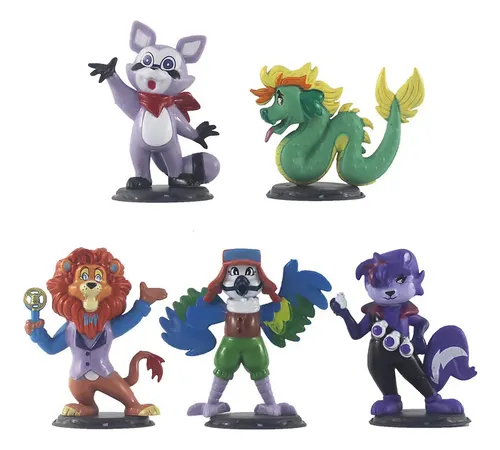 . Figuras De Oficina Hechas A Mano De Indigo Park, Muñecas