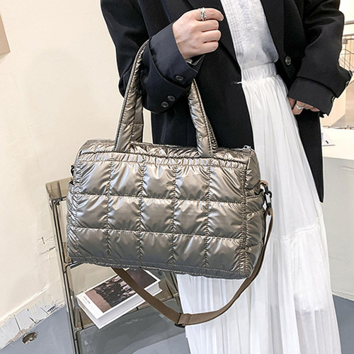 Bolso Bandolera Acolchado Para Mujer, Bolso Cruzado, Bolso