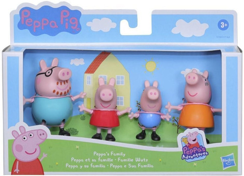 Peppa Pig & Familia - Incluye Peppa, George, Papá Y Mamá