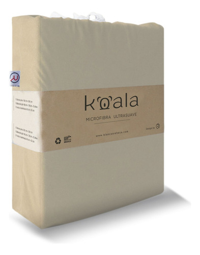 Sábanas Koala Microfibra Ultrasuave-matrimonial-elegir Color Color Beige Diseño De La Tela Microfibra Ultrasuave