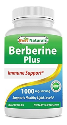 Berberina Plus 1000 Mg Con Vitamina C 120 Capsulas Naturales