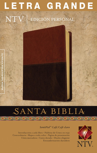 Libro : Santa Biblia Ntv, Edicion Personal, Letra Grande -.