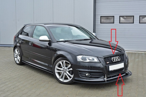 Grade Central Preto Completa Audi S3 2006 2008 8p0853651a3fz