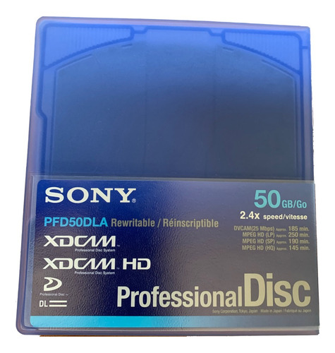 Sony Pfd-50dla Disco Profesional Para Xd Cam (50 Gb)