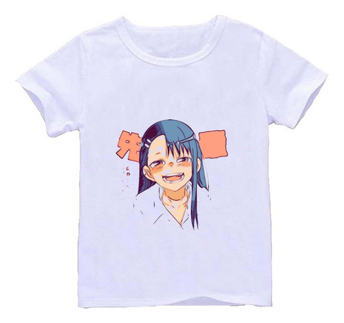 Remera Blanca Adultos Don't Toy With Me Miss Nagatoro R33