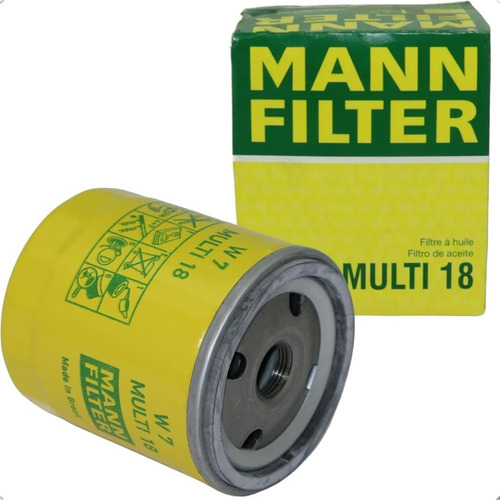 Filtro De Oleo Mann Filter Chevrolet Meriva 1.4 8v 2008-2012