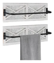 Comprar Soporte De Toallas Rústico De Pared Con Metal Galvanizado