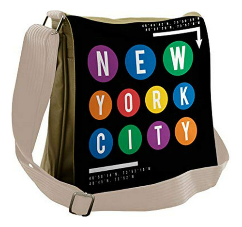 Bolso De Mensajero - Lunarable Nyc Subway Bag, New York City