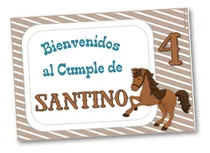 Comprar Candy Bar Mini Kit Imprimible Caballo Mod.3 Cumple Caballos