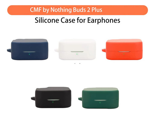 Funda Para Cmf By Nothing Buds 2 Plus Silicona Líquida
