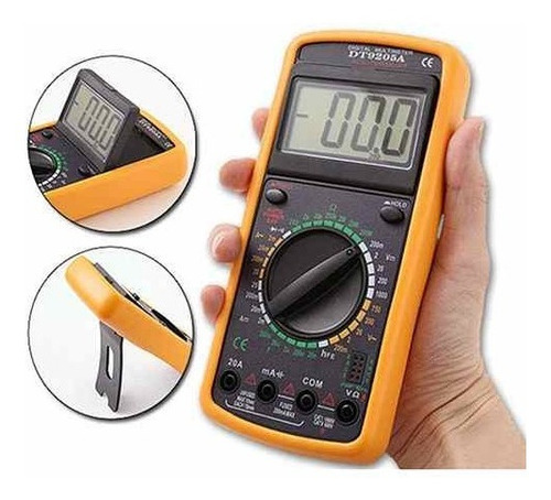 Multimetro Digital Gc-9205 C/ Capacimetro Profissional 200m