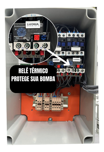 Quadro Comando Wifi Completo Aquecedor 10kw + Bomba