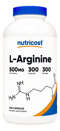 Suplemento L-arginina 500 Mg, 300 C - Unidad a $516