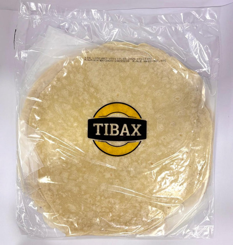 Tortillas Tibax Para Wraps Y Burritos 30cm - 120 Unidades