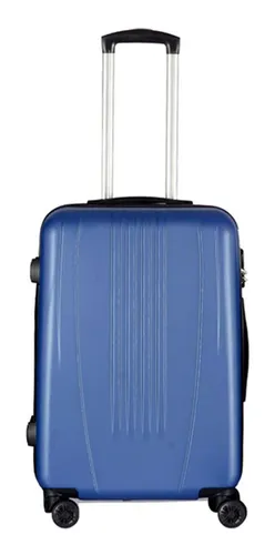 Maleta De Viaje Mediana Travel Elite Abs Sky 24 Pulgadas Color Azul