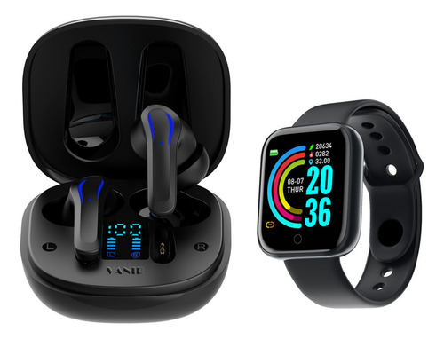 Audífonos In-ear Inalámbricos Con Smartwatch Gratuito