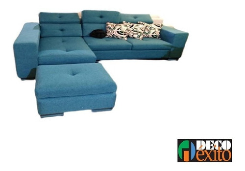 Modular  Sofa Juego De Sala Mueble Palermo Con Puff 