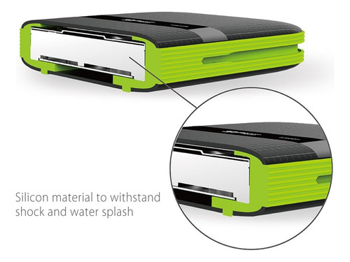 Silicon Power 5 Tb External Port Hard Drive Rugged Armor A60