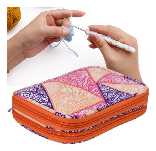 Estuche Para Ganchos De Ganchillo, Bolsa De Almacenamiento