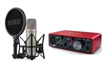 Comprar Micrófono Rode Nt1 5th Gen +   Focusrite Scarlett Solo 