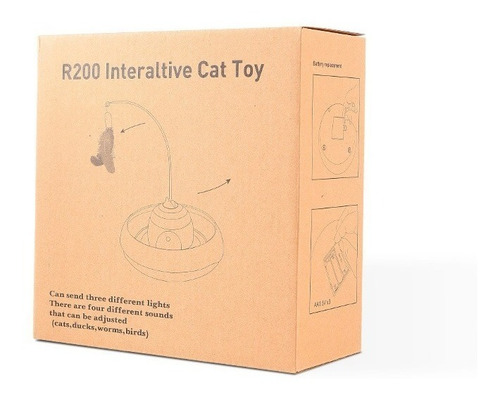Imagen 7 de 7 de Juguete Electrónico Interactivo Para Gato Diversión