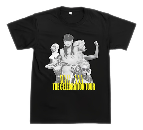 Playera De Madonna, The Celebration Tour, Four Decades.