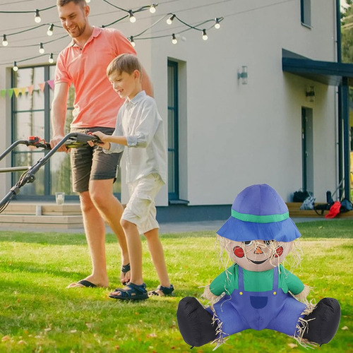 Hinchables Cosecha Decoración Espantapájaros Luces Led