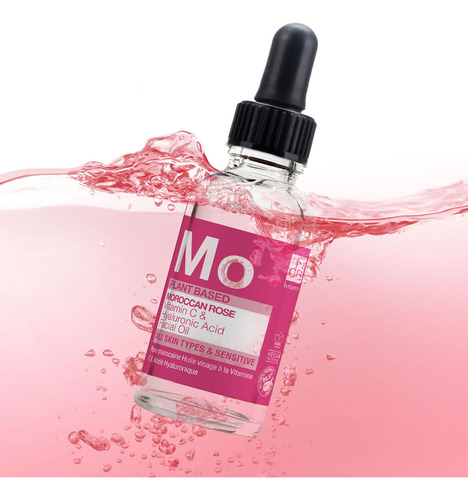 Dr Botanicals Vegan Moroccan Rose Superfood Facial Oil With