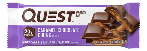 Quest Bar 60g Sabor CARAMEL CHOCOLATE CHUNK