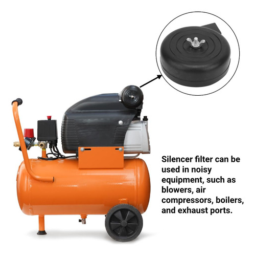 Filtro Compresor De Aire X 3 Unidades 25/50 Litros Plastico