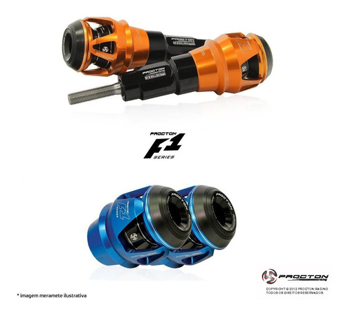 Imagem 2 de 2 de Slider Procton Modelo F1 Yamaha Mt 09 Mt09 Ano 2021