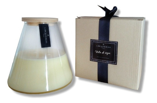 Velón Aromático De Cera De Soja Perfumada Cónico Mini Xl