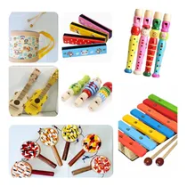 Comprar Kit Com 7 Instrumentos Musicais Infantis Montessorianos 