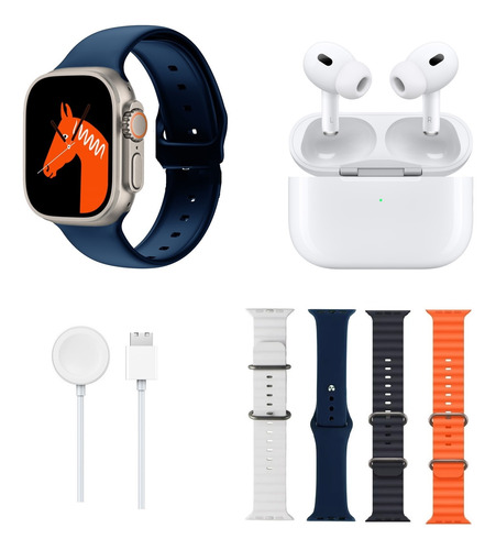 Smartwatch Ultra 49mm S10 Pantalla Grande Combo De Regalo
