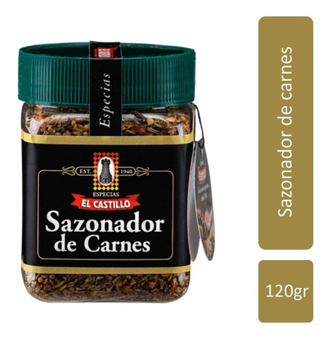 Condimento Sazonador Para Carnes El Castillo Bote X120gr