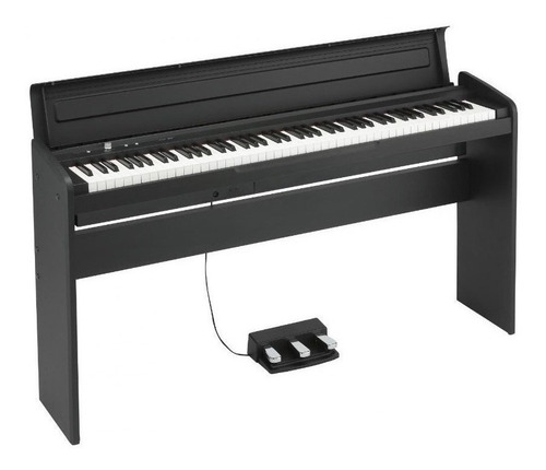 Piano Digital Korg Lp-180 Con Mueble Pedales Negro 