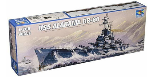 Trumpeter 1/700 Uss Alabama Bb60 Battleship Kit De Modelo