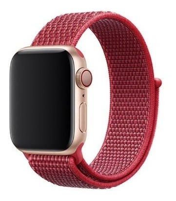 Imagem 2 de 3 de Pulseira Nylon Para Apple Watch 38mm 40mm 42mm 44mm Series