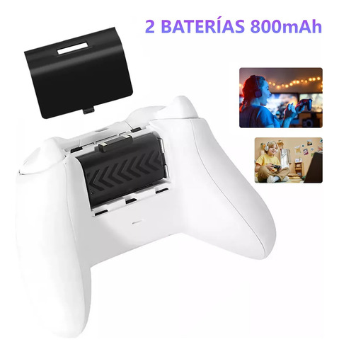 Cargador Para Control Xbox One Con Pilas Recargables 800mah