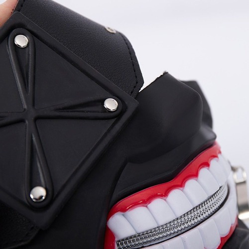 Fwefww Máscara De Disfraz De Cosplay Negra 3d De Tokyo Ghoul Ken Ka