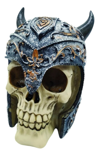 Cofre Cranio Caveira Guerreia Vikings