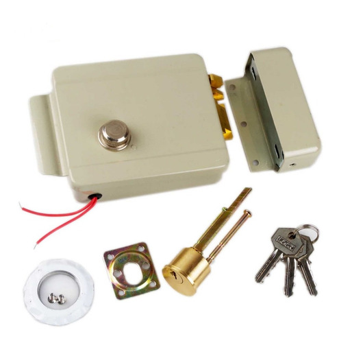 Cerradura Electrica De Aplicar 12v Derecha Yale Bronzen Mdq