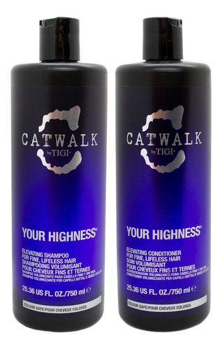 Tigi Catwalk Your Highness Shampoo Acondicionador Fino 750ml