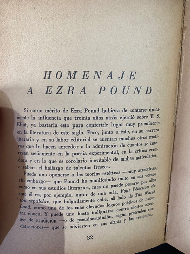 Reunión 3 Otoño 1949 Miller Sabato Ezra Pound (Usado)