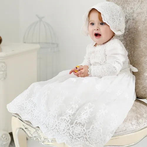 Vestido de batizado hotsell bebe mercado livre