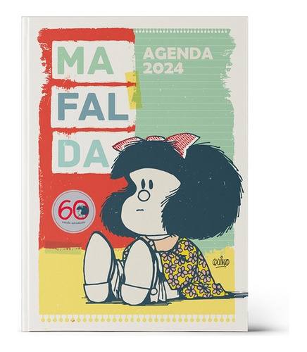 Agenda Mafalda 2024 Encuadernada - Varios