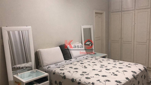 Imagem 12 de 20 de Apartamento Com 3 Dormitórios À Venda, 179 M² Por R$ 850.000,00 - Boqueirão - Santos/sp - Ap10724