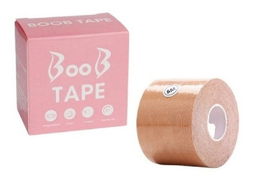 Boob Tape 5cmx5m Cinta Invisible Para Damas Nude Brasier