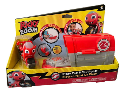 Ricky Zoom O Dj Pop Go Playset Garage Transformable C/figura